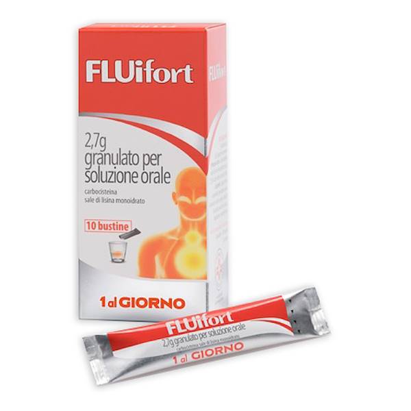 FLUIFORT 10 BUSTE GRANULATO ORALE 2,7G