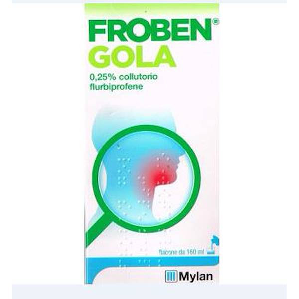 FROBEN GOLA COLLUTORIO 160ML 0,25%