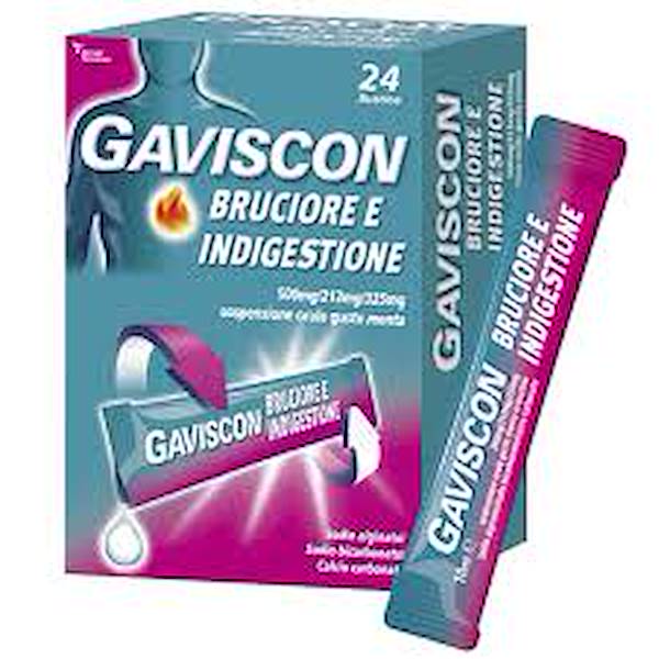 GAVISCON BRUCIORE E INDIGESTIONE 24 BUSTE