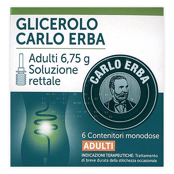 GLICEROLO ADULTI 6 MICROCLISMI 6,75G