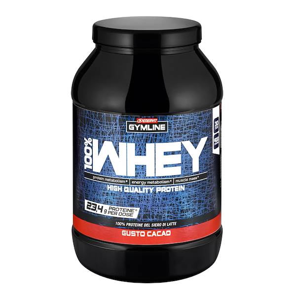 GYMLINE 100% WHEY PROTEIN CONCENTRATE CACAO 900G