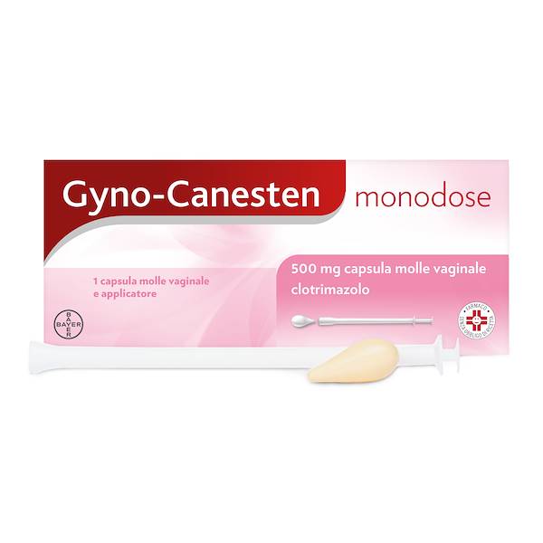 GYNOCANESTEN MONODOSE 1 CAPSULA VAGINALE 500MG