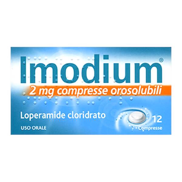 IMODIUM 12 COMPRESSE OROSOLUBILI 2MG