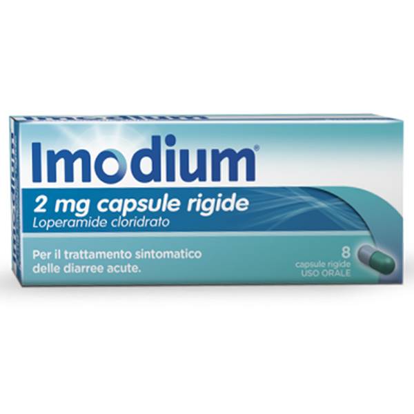 IMODIUM 8 CAPSULE RIGIDE 2MG