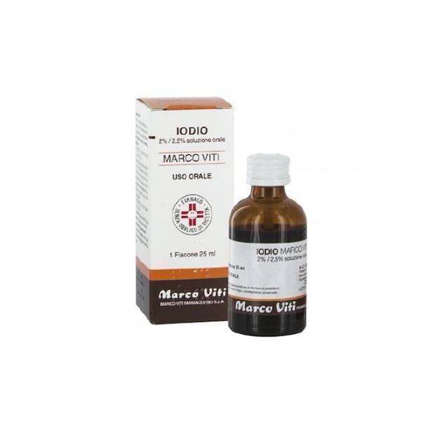 IODIO SOLUZIONE CUTANEA MARCO VITI 25ML