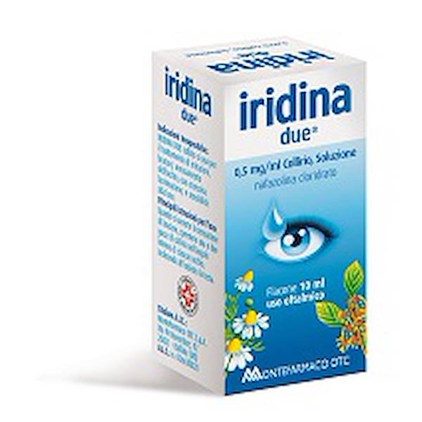 IRIDINA DUE COLLIRIO 10ML 0,5MG/ML