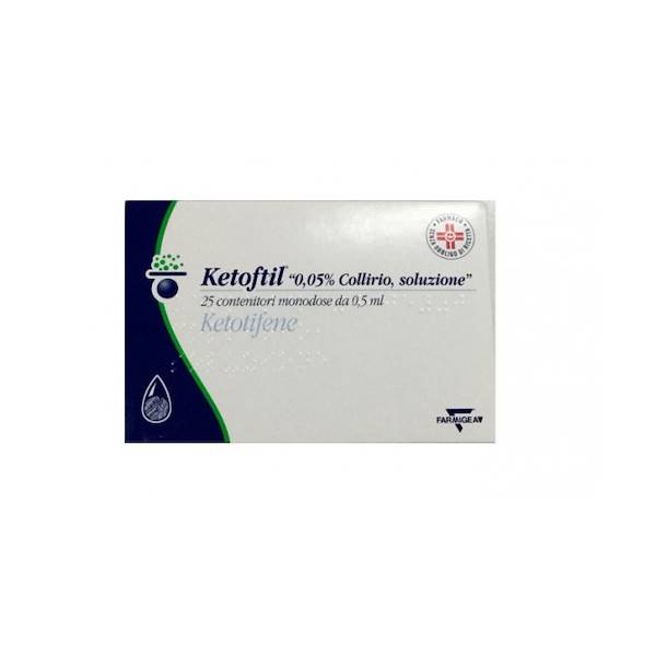 KETOFTIL COLLIRIO MONODOSE 25 FLACONCINI 