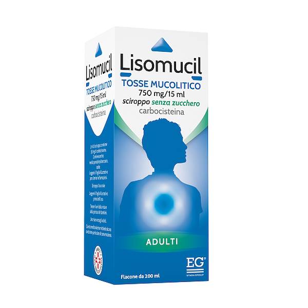 LISOMUCIL TOSSE SCIROPPO MUCOLITICO ADULTI SENZA ZUCCHERO
