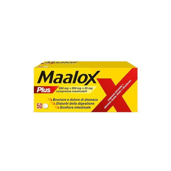 MAALOX PLUS 50 COMPRESSE MASTICABILI