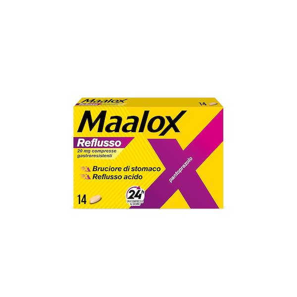 MAALOX REFLUSSO 14 COMPRESSE 20MG