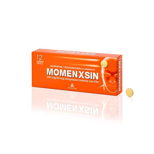 MOMENXSIN 12 COMPRESSE 200MG+30MG