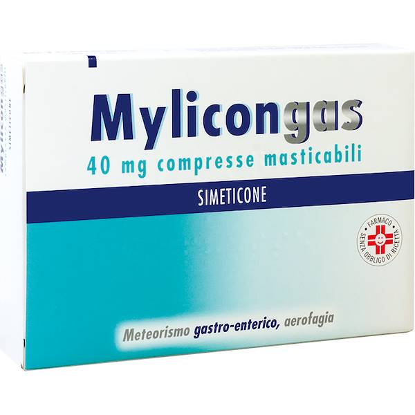 MYLICONGAS 50 COMPRESSE MASTICABILI 40MG