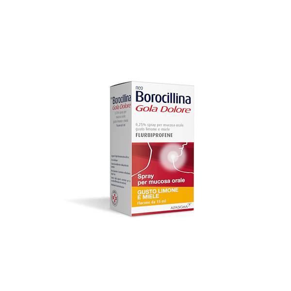 NEOBOROCILLINA GOLADOLORE SPRAY LIMONE E MIELE 15ML