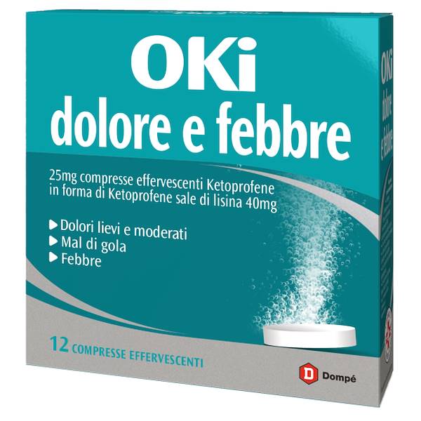 OKI DOLORE E FEBBRE*12CPR EFF