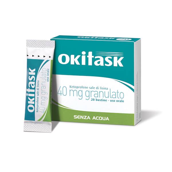 OKITASK GRANULATO OROSOLUBILE 20 BUSTINE 40MG