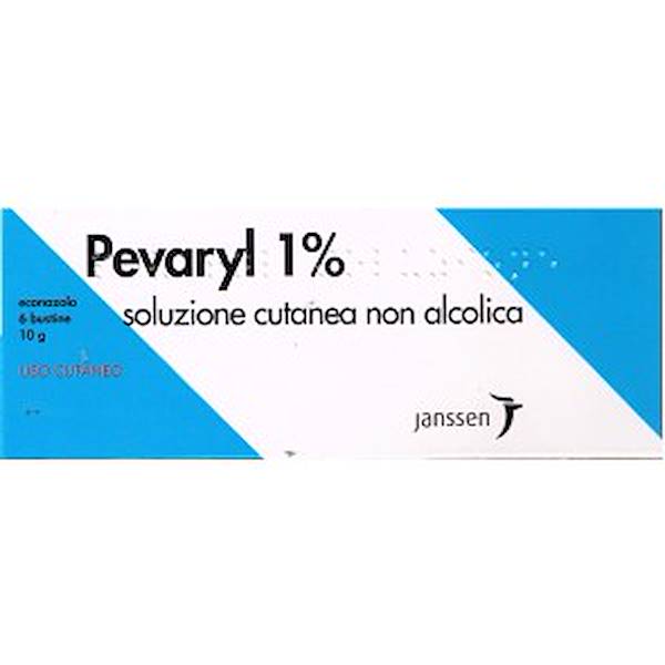 PEVARYL SOLUZIONE CUTANEA 6 BUSTE 10G 1%