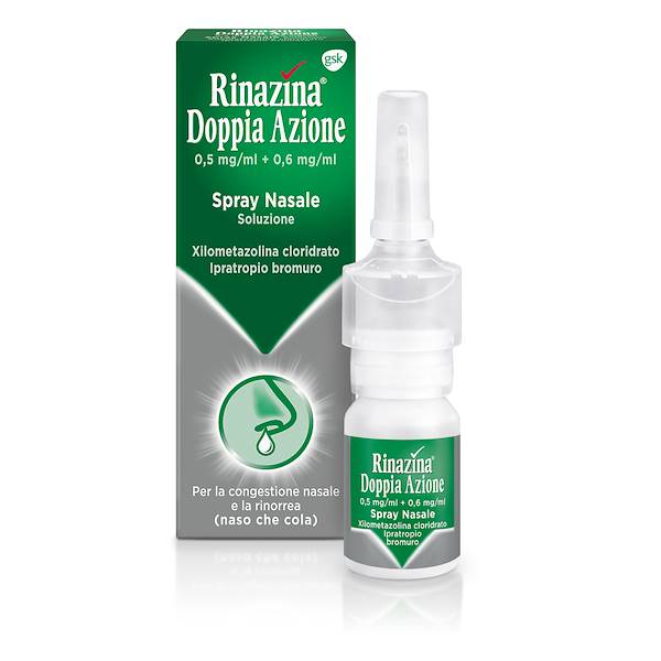 RINAZINA DOPPIA AZIONE SPRAY NASALE 10ML