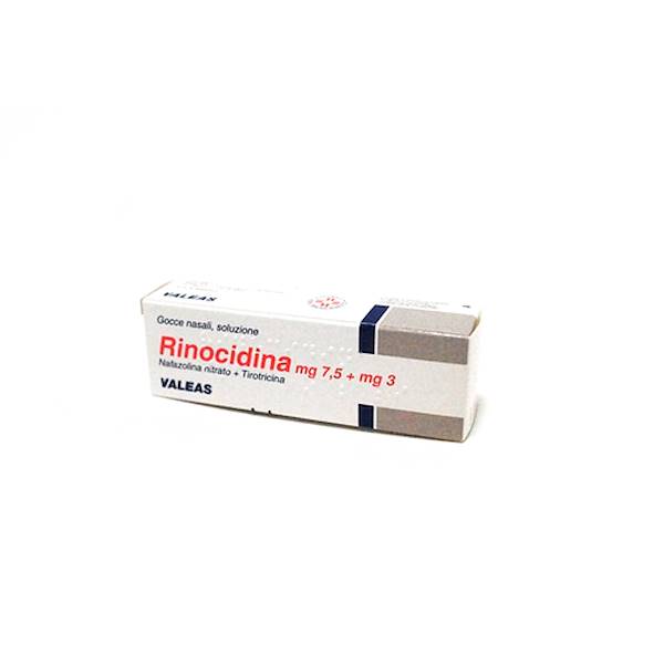 RINOCIDINA GOCCE NASALI 15ML 7,5MG + 3MG