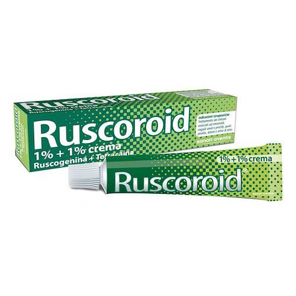 RUSCOROID CREMA RETTALE 40G 1%+1%