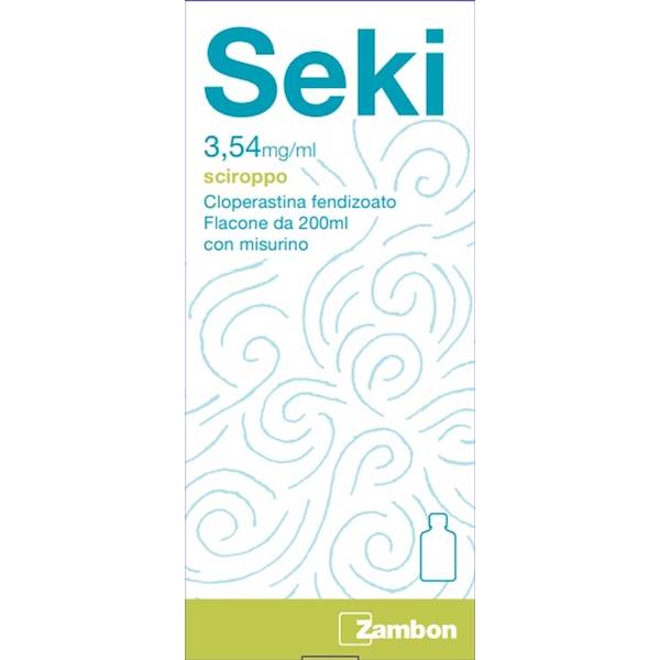 SEKI SCIROPPO FLACONE 200ML