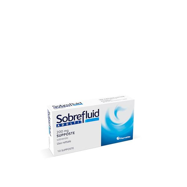 SOBREFLUID ADULTI 10 SUPPOSTE 200MG