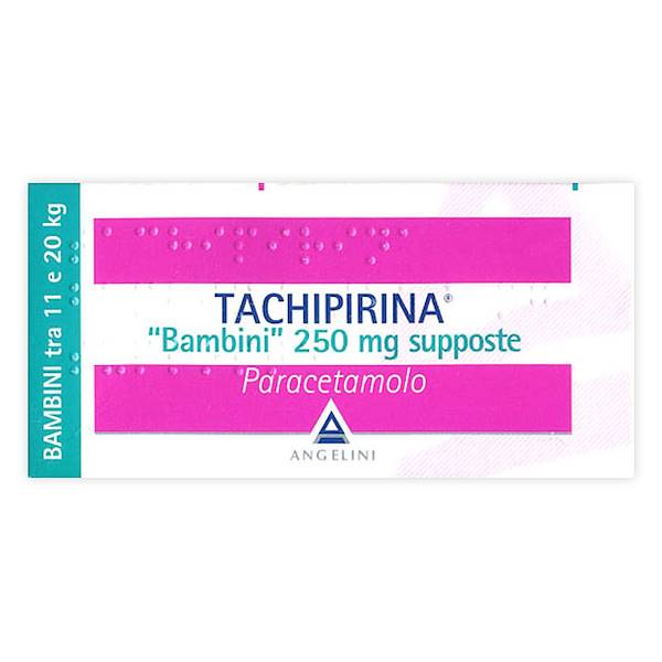 TACHIPIRINA BAMBINI 10 SUPPOSTE 250MG
