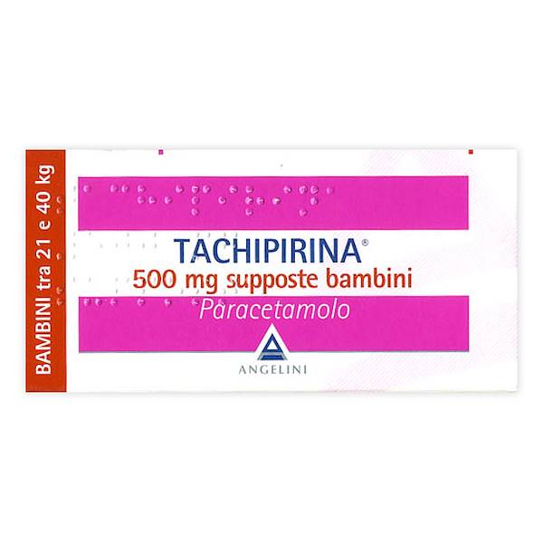 TACHIPIRINA BAMBINI 10 SUPPOSTE 500MG