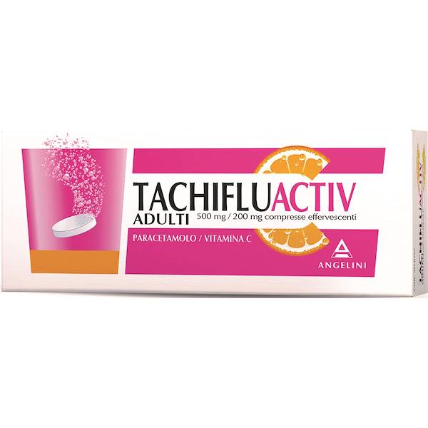 TACHIPIRINAFLU 12 COMPRESSE EFFERVESCENTI 500+200MG