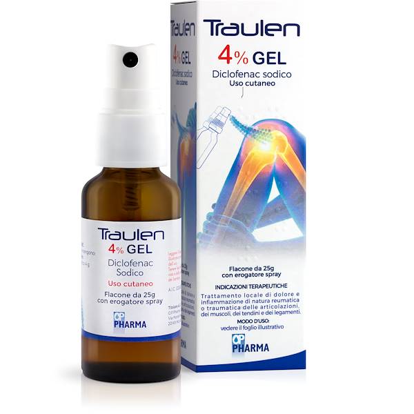 TRAULEN GEL FLACONE 25G 4%
