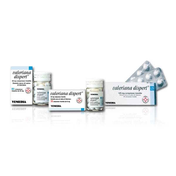 VALERIANA DISPERT 20 COMPRESSE 125 MG