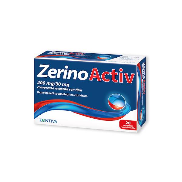 ZERINOACTIV 20 COMPRESSE 200MG+30MG