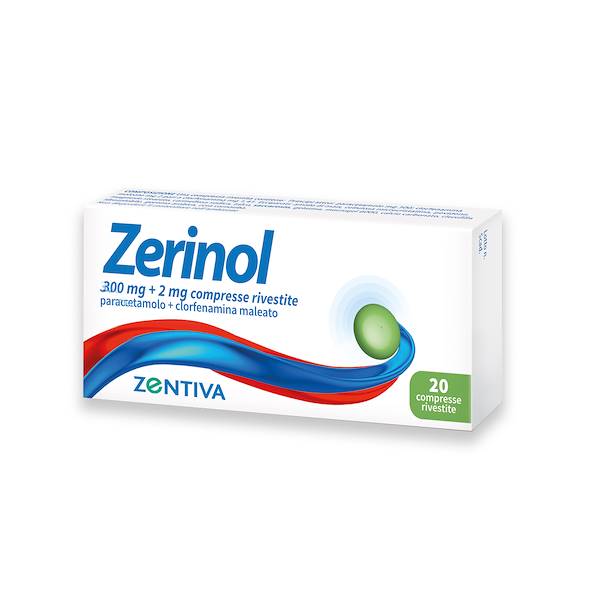 ZERINOL 20 COMPRESSE RIVESTITE 300MG+2MG