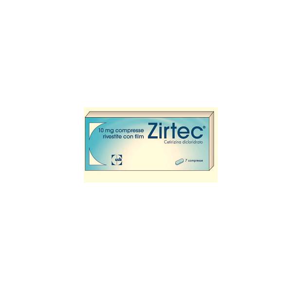 ZIRTEC 7 COMPRESSE RIVESTITE 10MG