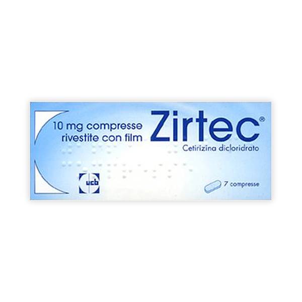 ZIRTEC 7 COMPRESSE RIVESTITE 10MG